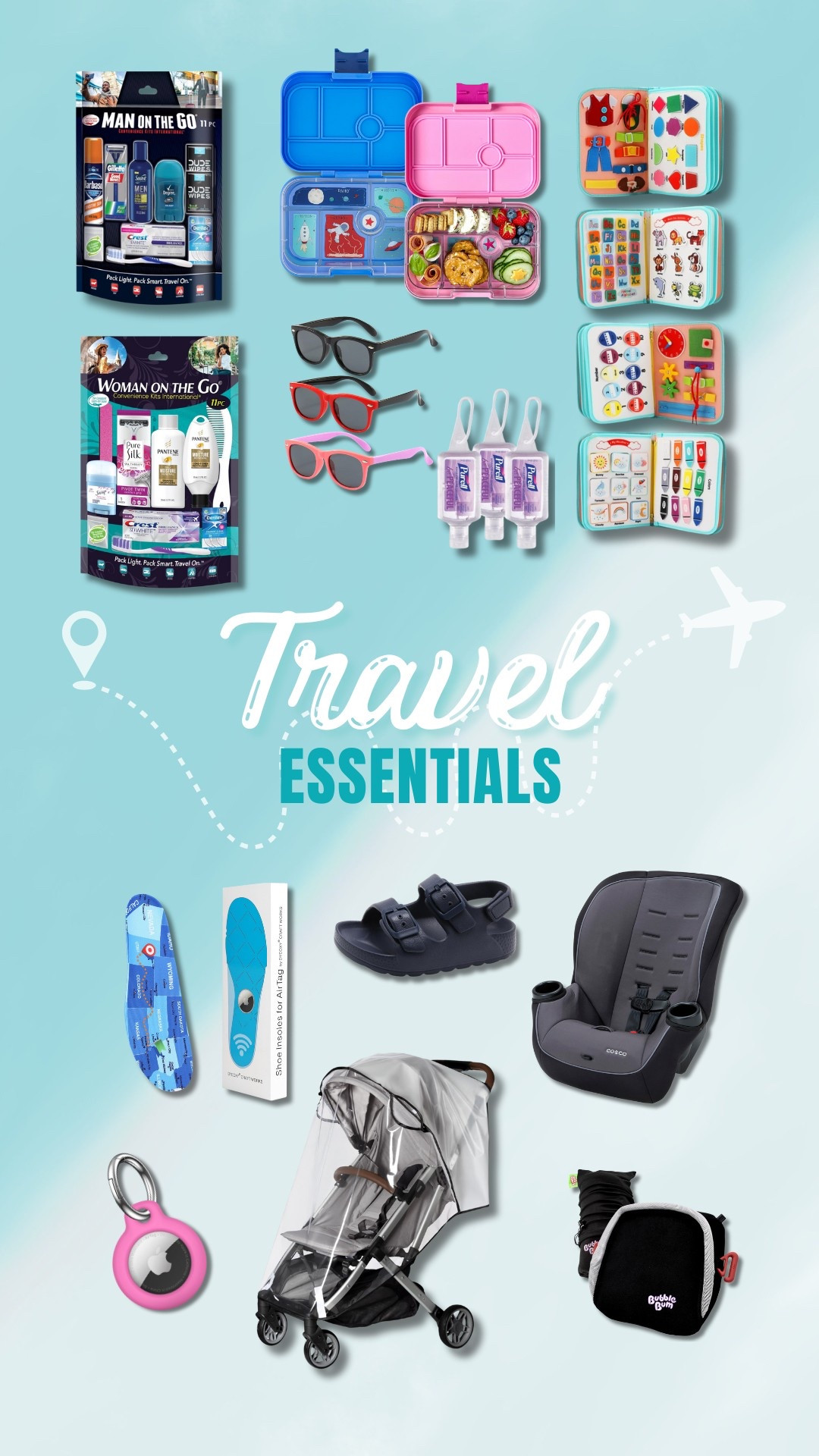 Jet set, but make it effortless 🧳

Rounded up my go-to travel essentials—from airport must-haves to in-flight comfort and everything in between. These make packing (and surviving the trip) way easier.

Tap to shop my travel MVPs!

#LTKTravel #LTKKids #LTKFamily