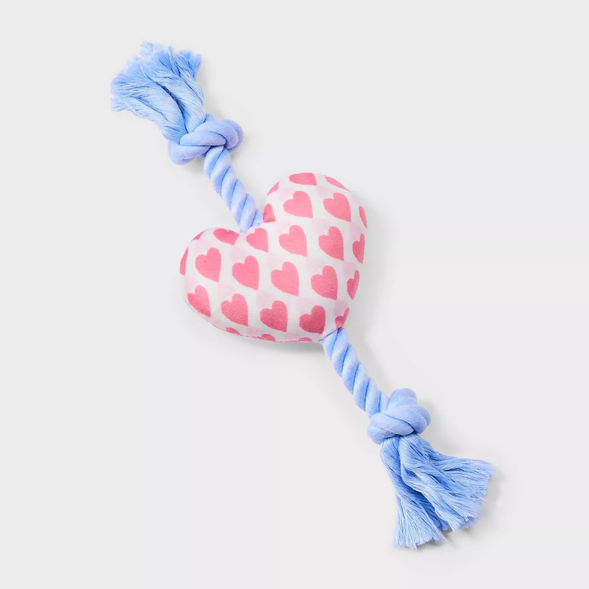 9.75" Valentines Heart Dog Plush Rope Toy - Boots & Barkley™ | Target