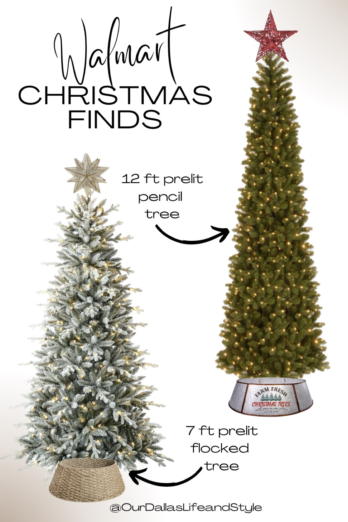 I started my search for a Christmas tree early this year because I’ve learned my lesson in the past. They sell out quick! 😱 And I found so many beautiful trees and holiday decorations at Walmart. Follow my page for more affordable holiday decor. 

Christmas, holiday decor, tree topper, tree collar, flocked tree, Walmart 

#LTKsalealert #LTKSeasonal #LTKHoliday