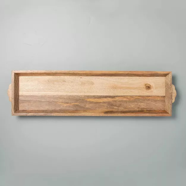 Carved Wood Tray - Hearth & Hand™ with Magnolia | Target