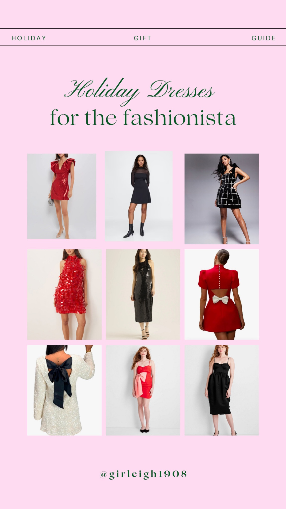 Holiday dresses for the fashionista at multiple price point 

#LTKSeasonal #LTKHoliday #LTKGiftGuide