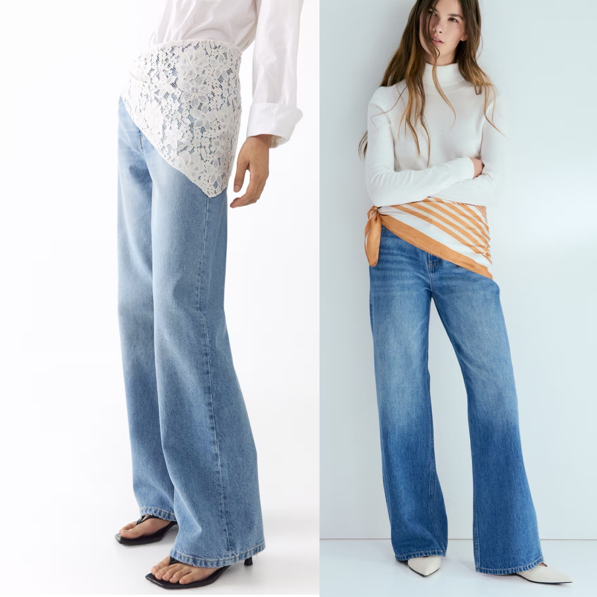 Love these jeans and they come with a scarf ❤️ 

#LTKstyletip #LTKspring #LTKpetite