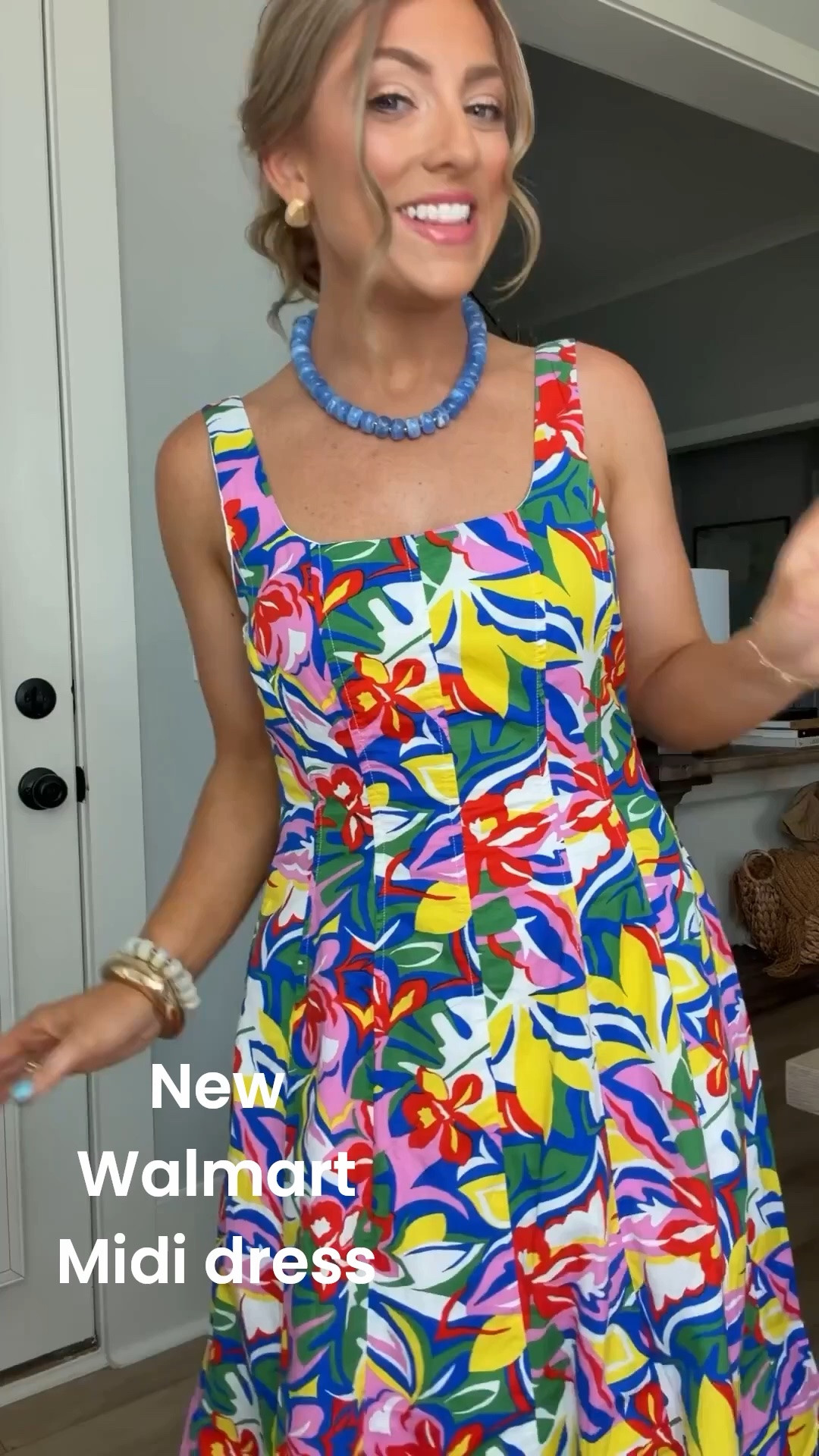 This dress is pure happiness in outfit form 🌈🌺 The colorful floral print is so eye-catching, and the midi length makes it feel extra timeless. Add a fun sandal and you’re ready for anything.

✨ Statement print
✨ Comfortable midi length
✨ Easy one-piece outfit
✨ Perfect for summer vacations and special occasions

#WalmartFashion #MidiDress #FloralFashion #ColorfulStyle #AffordableFashion #WalmartFinds #OOTD #SummerStyle #VacationOutfit #FashionOver30

#LTKootd #LTKPetite