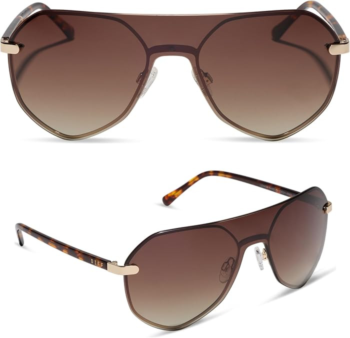 DIFF Lonnie Oversized Shield Sunglasses for Women | Amazon (US)