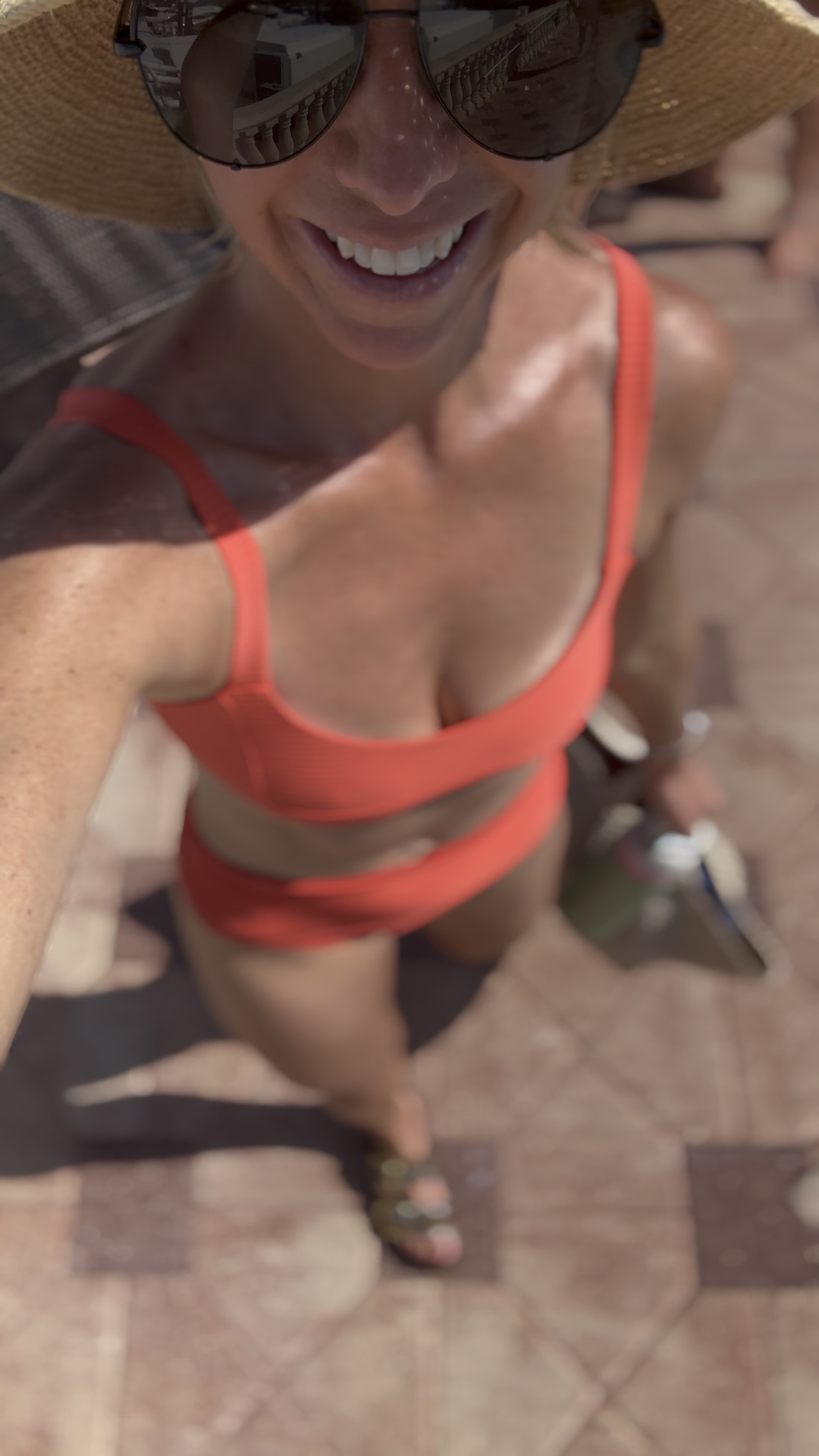 I’m going to miss these warm temperatures (80° ‘s) the past 10 days + all the ☀️
This 2 piece has been my favorite in this trip- so comfortable + flattering. Sized up to a medium in both 

#LTKWatchNow #LTKTravel #LTKOver40