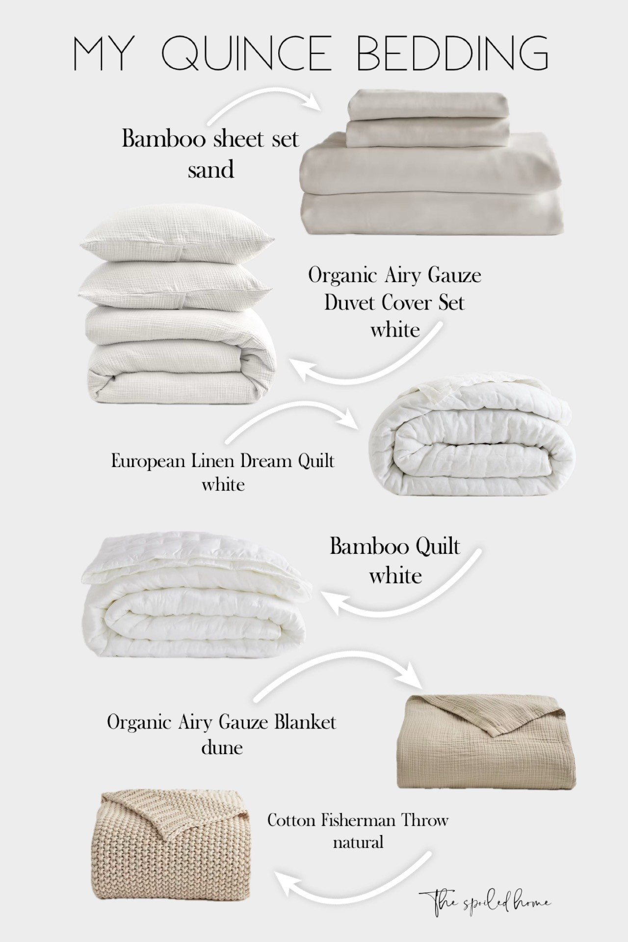 Shop my bedding at 
*Bamboo sheet set is in the color sand
*Organic Airy Gauze Duvet cover set is in the color white
*European Dream Quilt is in the color white
*Bamboo Quilt is in the color white
*Organic Airy Gauze Blanket is in the color dune
*Cotton Fisherman Throw is in the color natural 

Follow my shop @thespoiledhome on the @shop.LTK app to shop this post and get my exclusive app-only content!

#liketkit 
@shop.ltk
https://liketk.it/58ems

#LTKHome #LTKStyleTip #LTKFamily