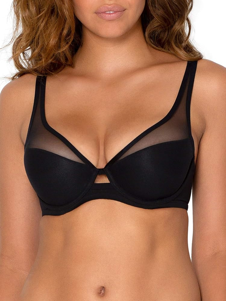 Smart & Sexy Women's Mesh Plunge Bra | Amazon (US)