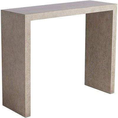55 Downing Street Modern Gray Sky Wood Rectangular Console Table 38" x 14" for Living Room Bedroom Bedside Entryway House Balcony | Target