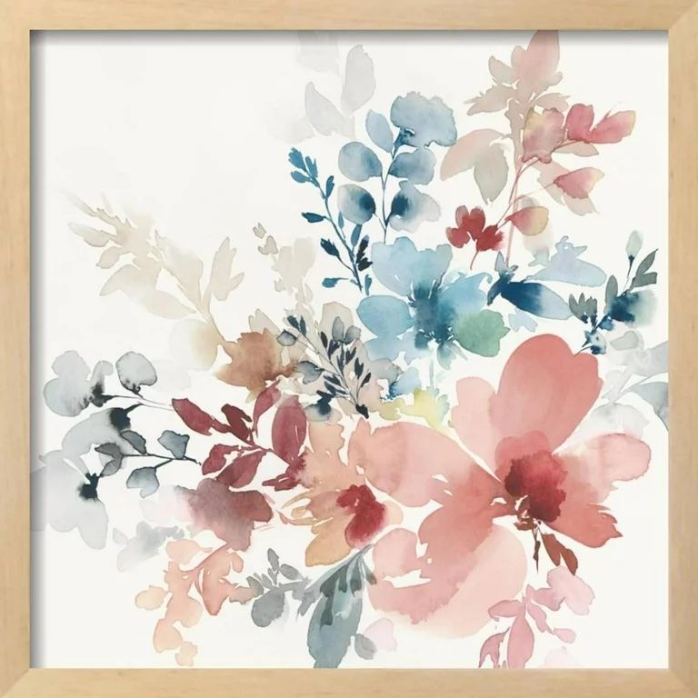 Better Homes & Gardens Wildflower Bouquet Framed Wall Print 16x16 | Walmart (US)