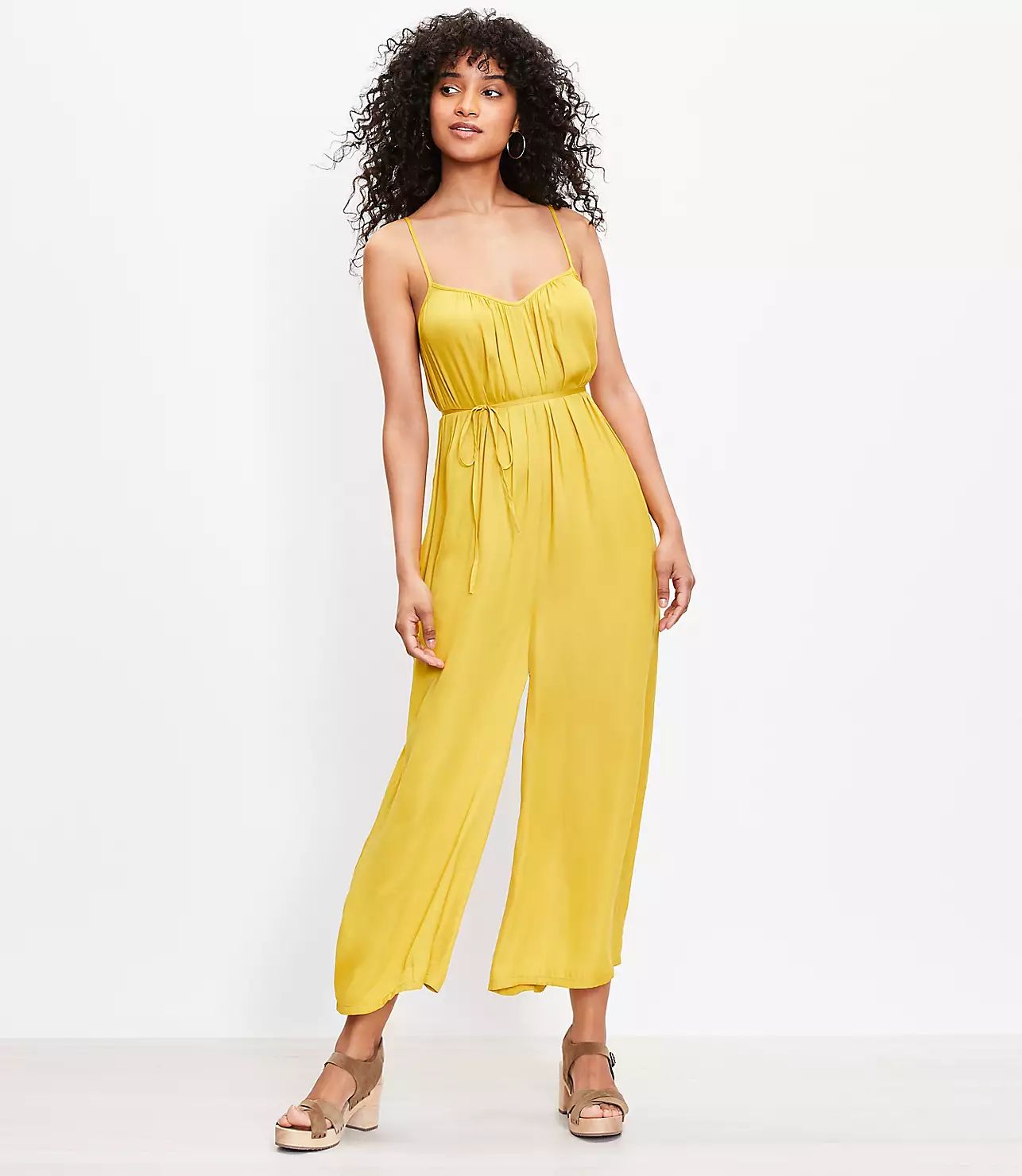 Crossback Strappy Jumpsuit | LOFT