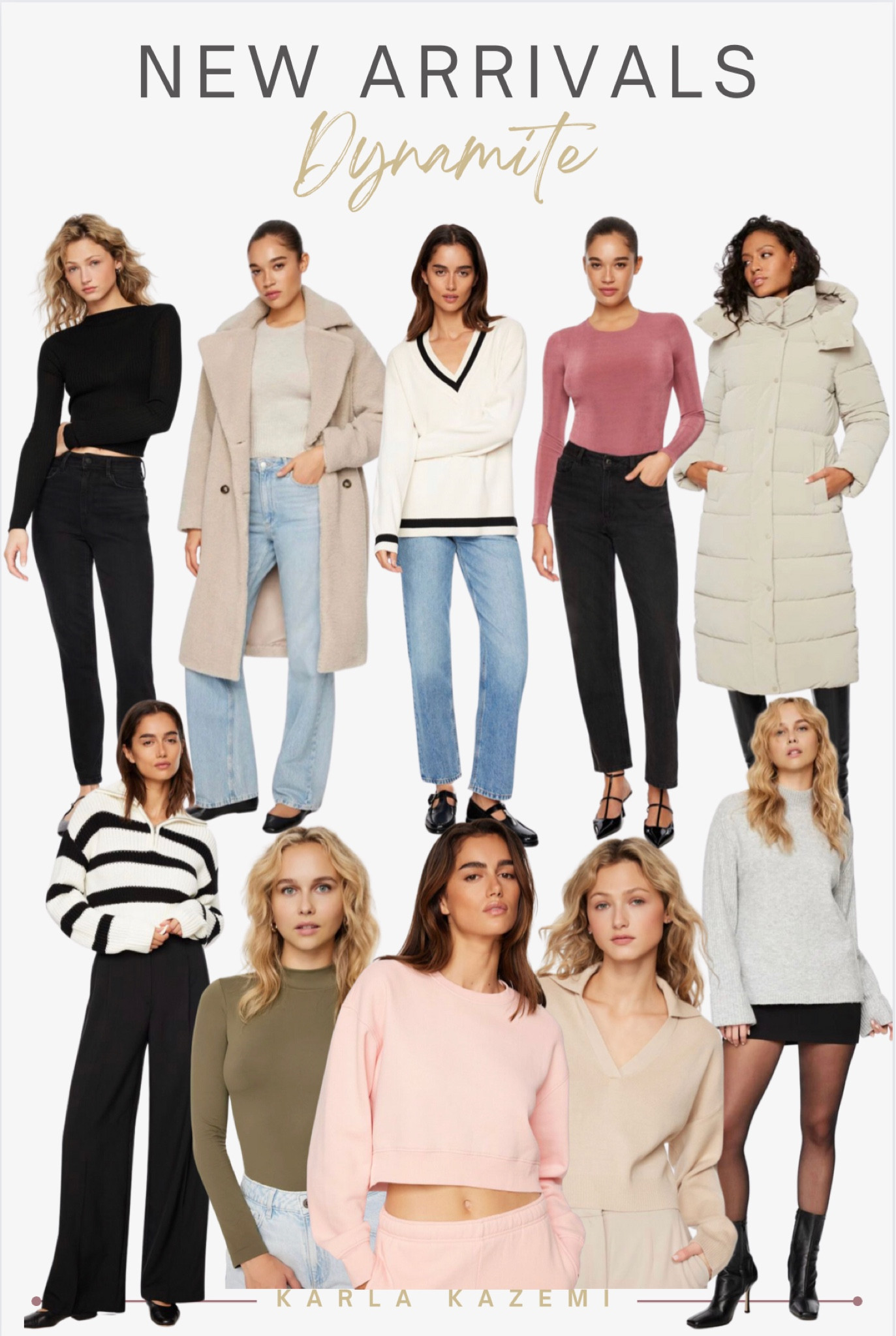 New arrivals from Dynamite! 


Cutest basics to add to your fall wardrobe this season!! 





Fall basics, Fall wardrobe, Fall Outfits, jacket, teddy coat, long jacket, quarter zip sweater, skinny jeans, crewneck sweater, oversized sweater, long sleeve shirt, stripped sweater, affordable fashion, easy outfits, midsize fashion, chic style, mom outfits, Karla Kazemi, Latina.

#LTKstyletip #LTKmidsize #LTKfindsunder100