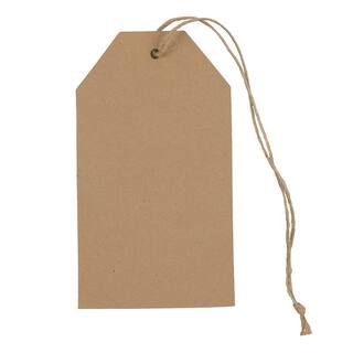 JAM Paper Brown Recycled Kraft Premium Gift Tags with Twine String, 10ct. | Michaels Stores