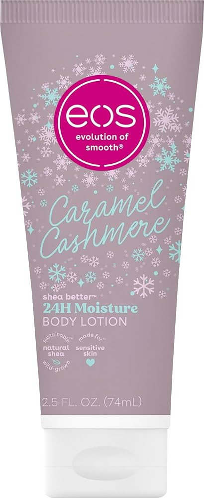 eos Shea Better Travel Size Body Lotion, Caramel Cashmere, Holiday, Limited Edition Skin Care, 24... | Amazon (US)