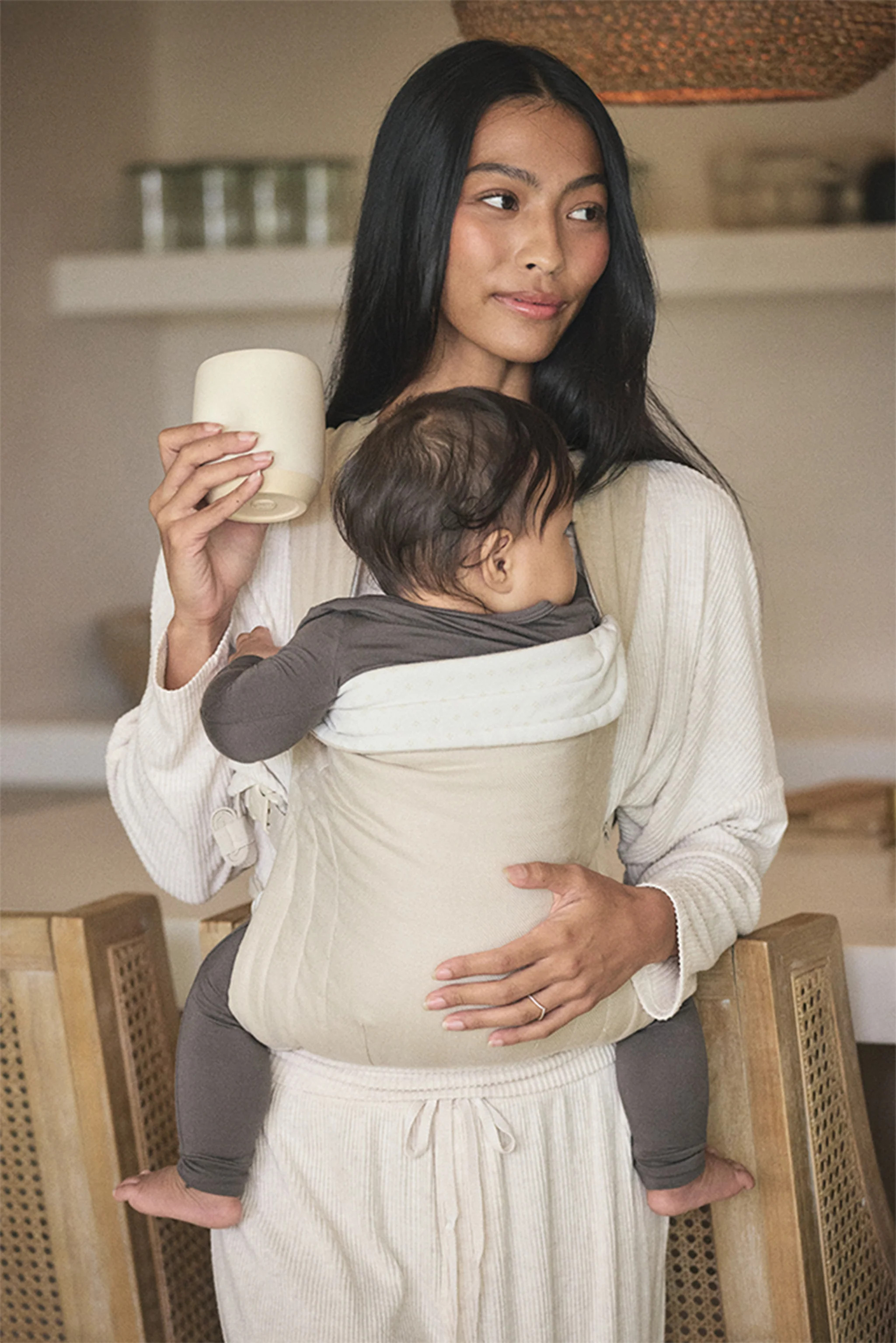 Oat Heritage Dot Soft Carrier | Solly Baby