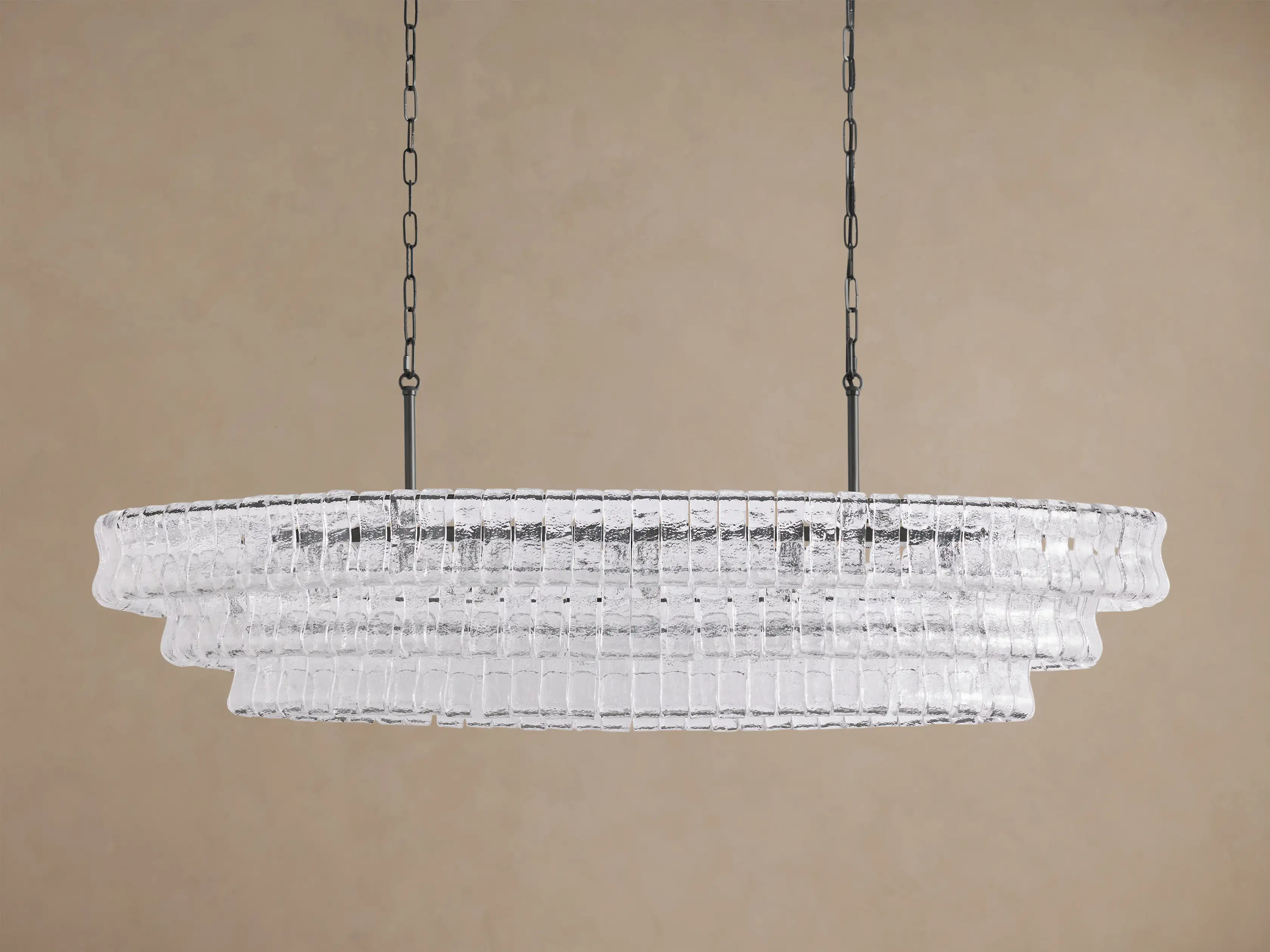 Ghiaccio Oval Chandelier | Arhaus