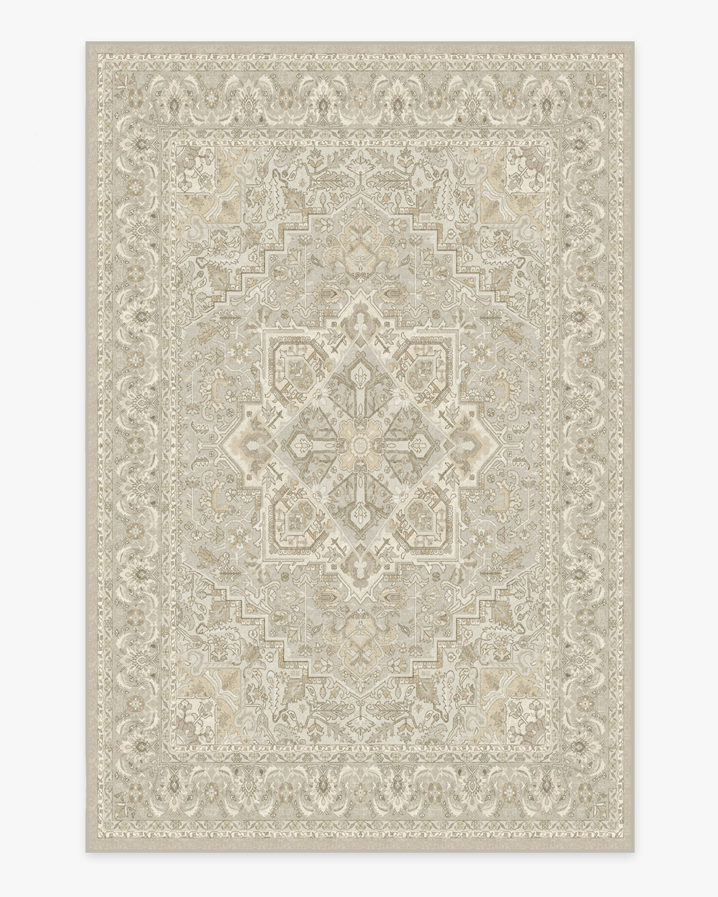 Hendesi Heriz Cream Rug | Ruggable
