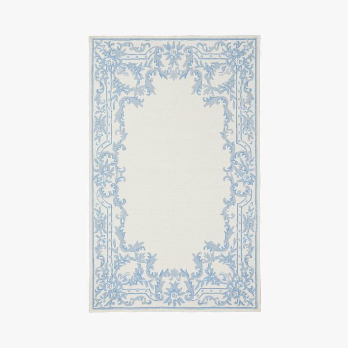 LoveShackFancy Ornate Border Rug | Pottery Barn Teen