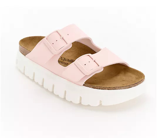 Papillio by Birkenstock Two-Strap Slide Sandal - Arizona Chunky | QVC
