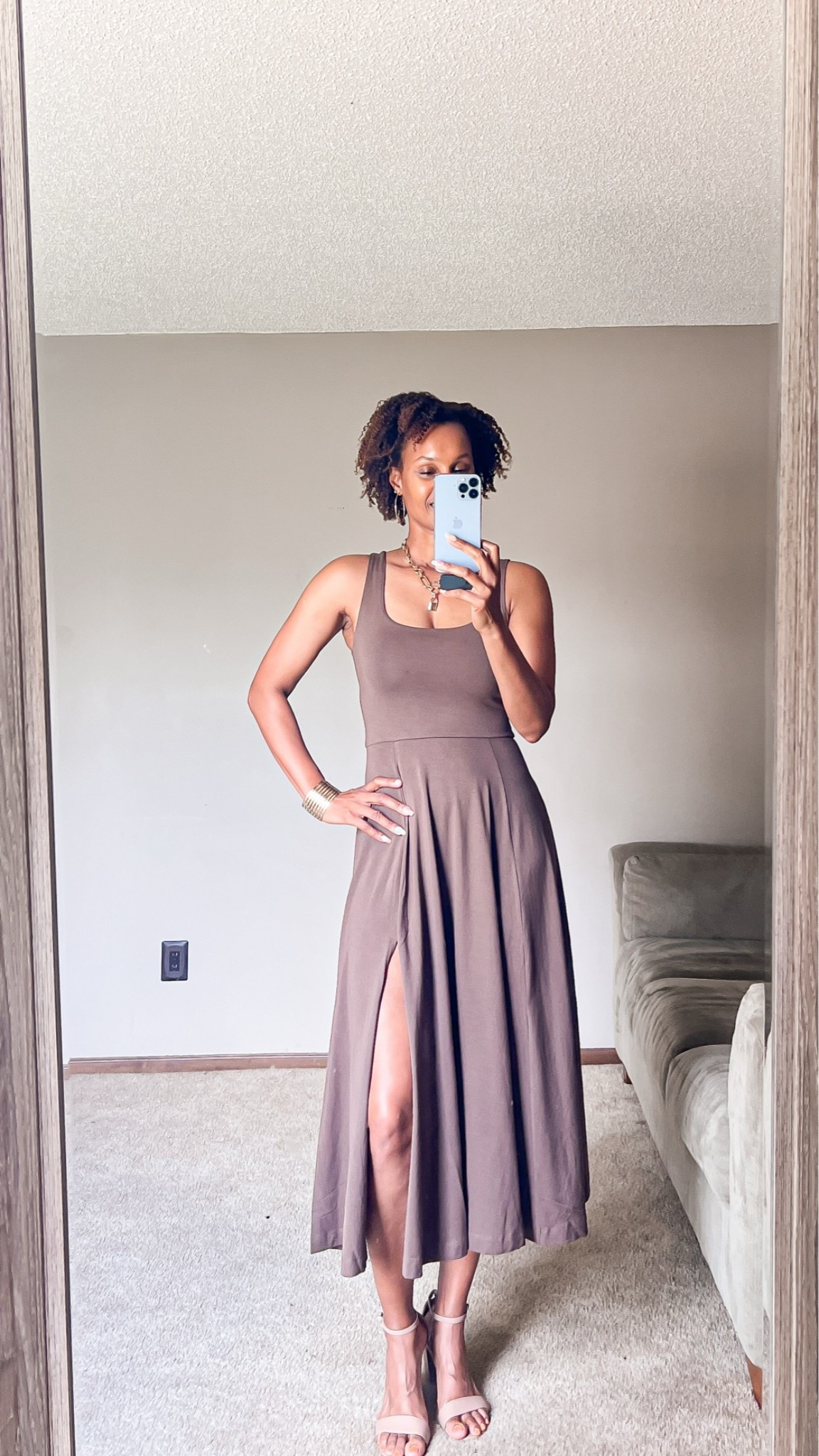 Only available in black now @Aerie but such a great fit and summer dress. The simple split adds a little 🔥 to this one.

#LTKootd #LTKOver40