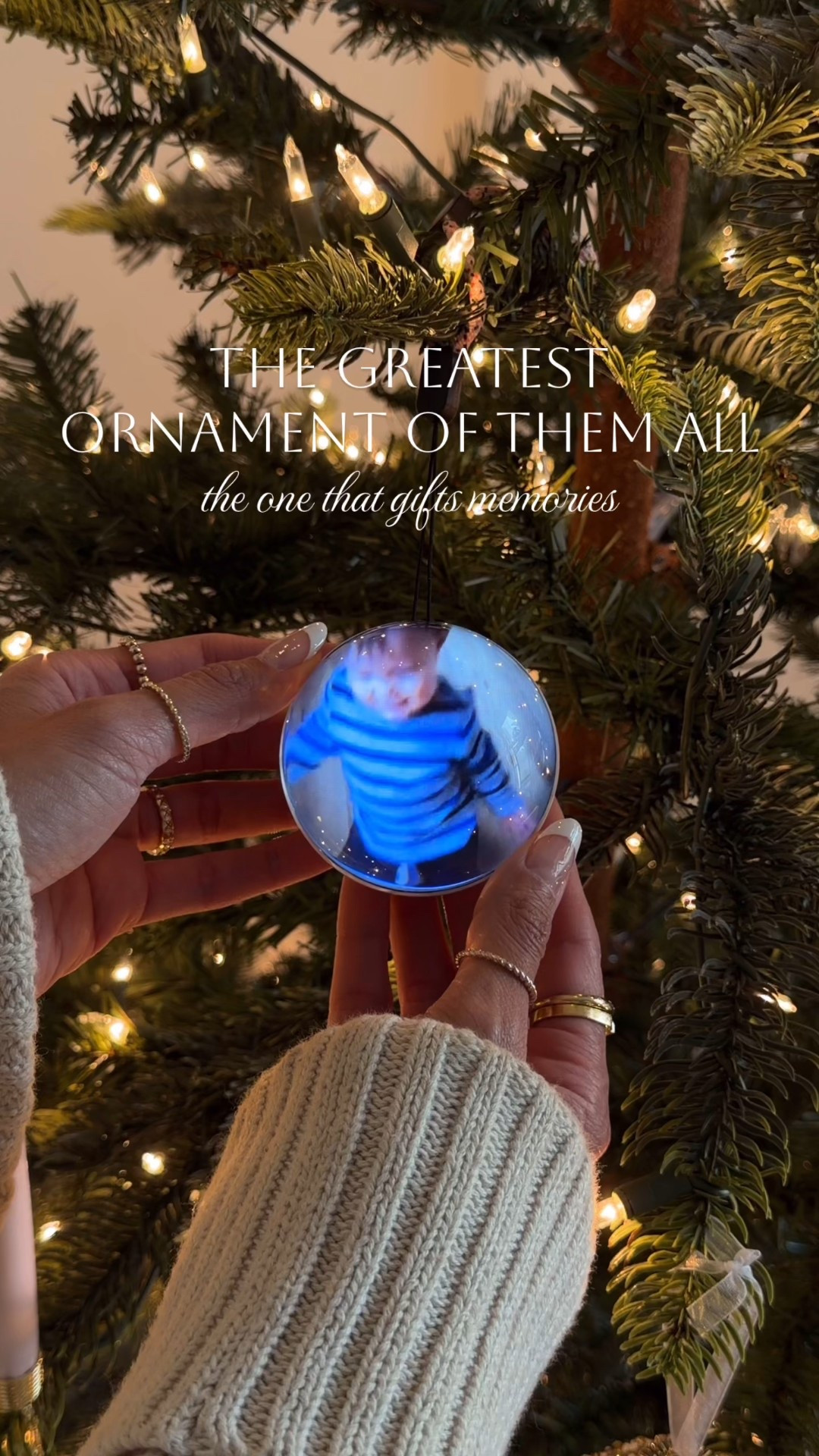 Scroll to shop! Follow for more! This Amazon ornament is the perfect gift that keeps on giving!! Upload your own videos to cherish special memories🥰 This video is from when Grant walked in his first pair of shoes!!🥹 Now he’s turning 11 and I can’t believe it!!! Hope this is special for you too!!! Sending so much love!!! Xo!!

#LTKHoliday #LTKFindsUnder100 #LTKGiftGuide