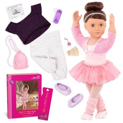 Our Generation Sydney Lee with Storybook &#38; Outfit 18&#34; Ballet Doll | Target