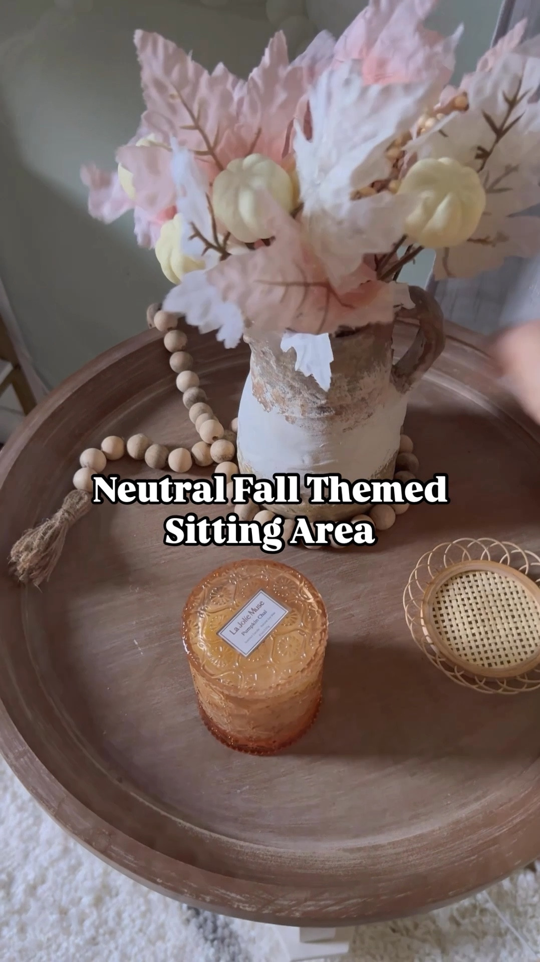 Neutral fall sitting area styling ideas with all the cozy vibes! Who’s ready for fall? 🙋‍♀️

#LTKSeasonal #LTKHome #LTKSaleAlert