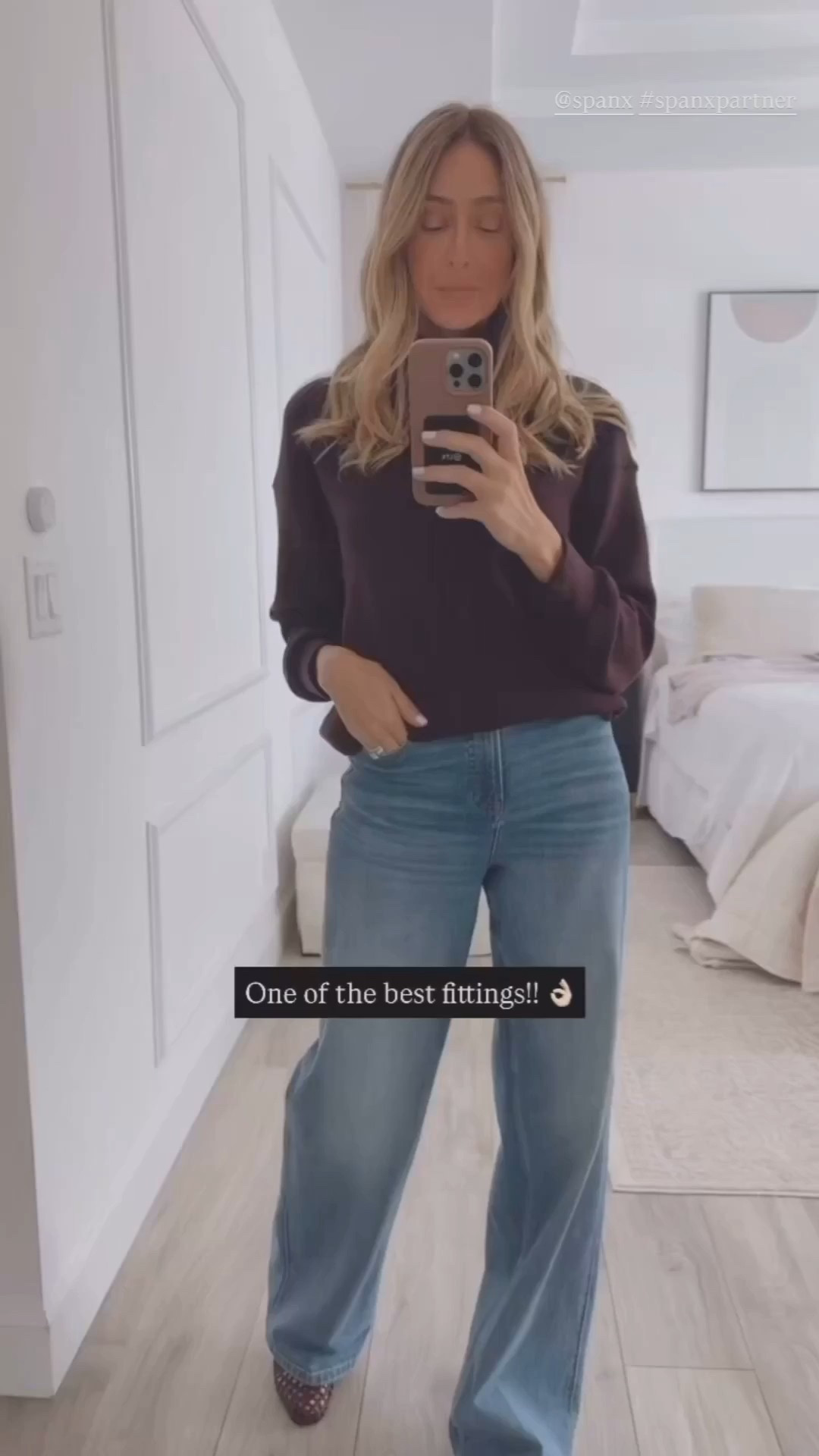 I love a good pair of jeans! The fitting is perfect, I love the wash and how comfortable it is. This sweater is also so soft, I love this deep color for fall and winter. Everything runs true to size, I’m wearing size small on top and small tall on pants, and I’m 5’9” for your reference. Don’t forget to use my code ALINEXSPANX for for 15% off first order 



#LTKootd #LTKSeasonal #LTKU