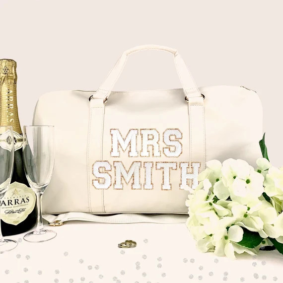 Honeymoon Bag Newly Wedded Couple Gifts Honeymoon Duffel | Etsy | Etsy (US)