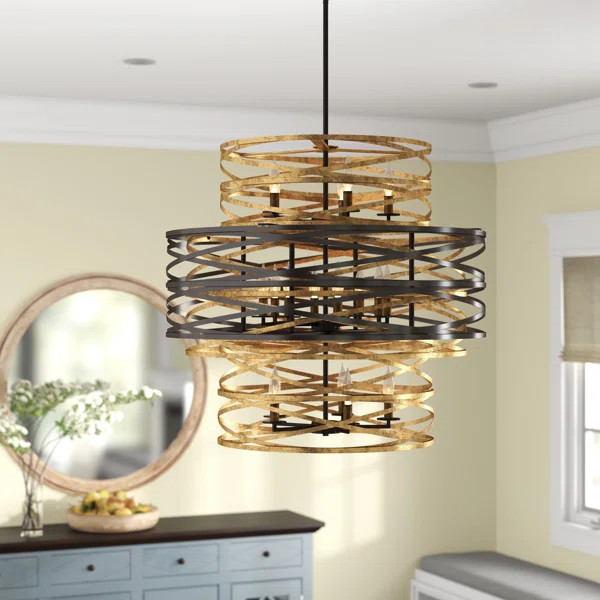 Harnett 18 - Light Drum Tiered Chandelier | Wayfair North America