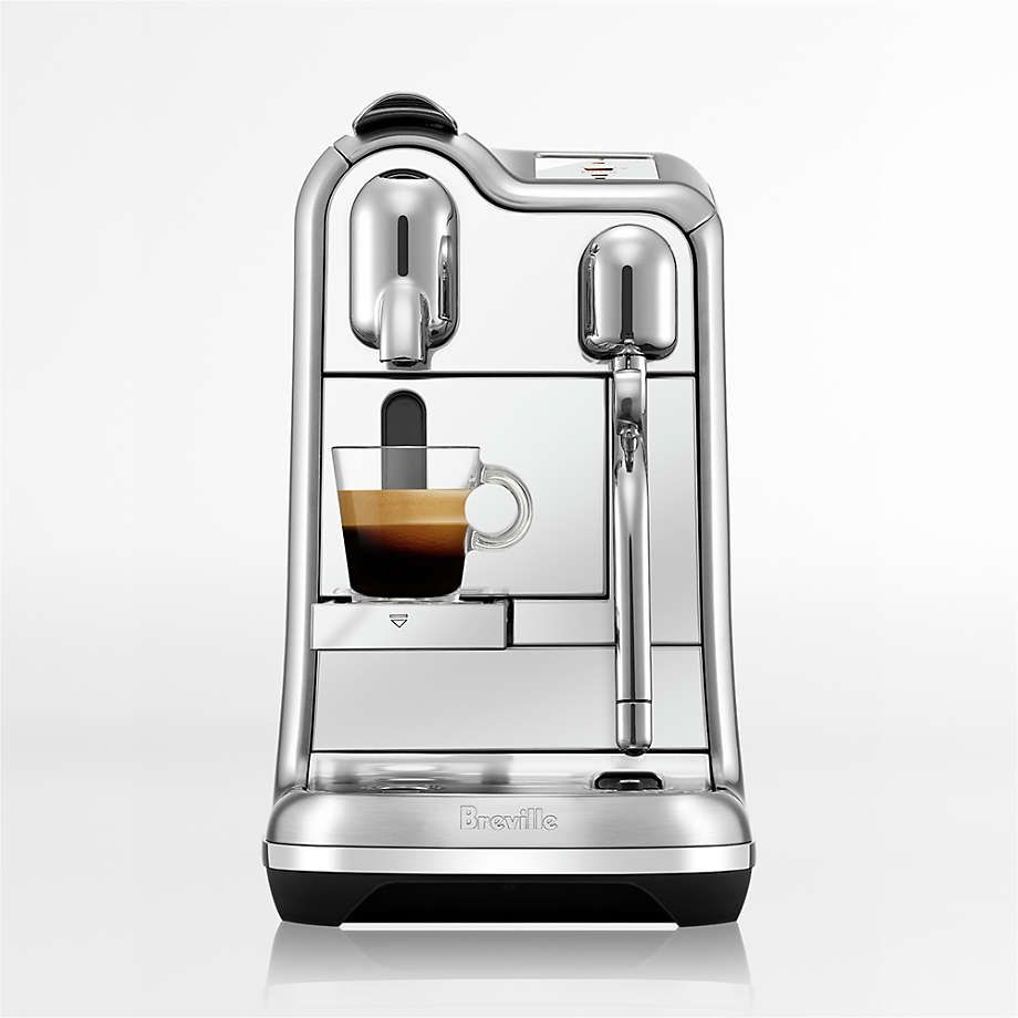 Nespresso by Breville Brushed Stainless Steel Creatista Pro Espresso Machine Maker + Reviews | Cr... | Crate & Barrel