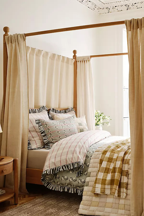 Roma Wood Canopy Bed | Anthropologie (US)