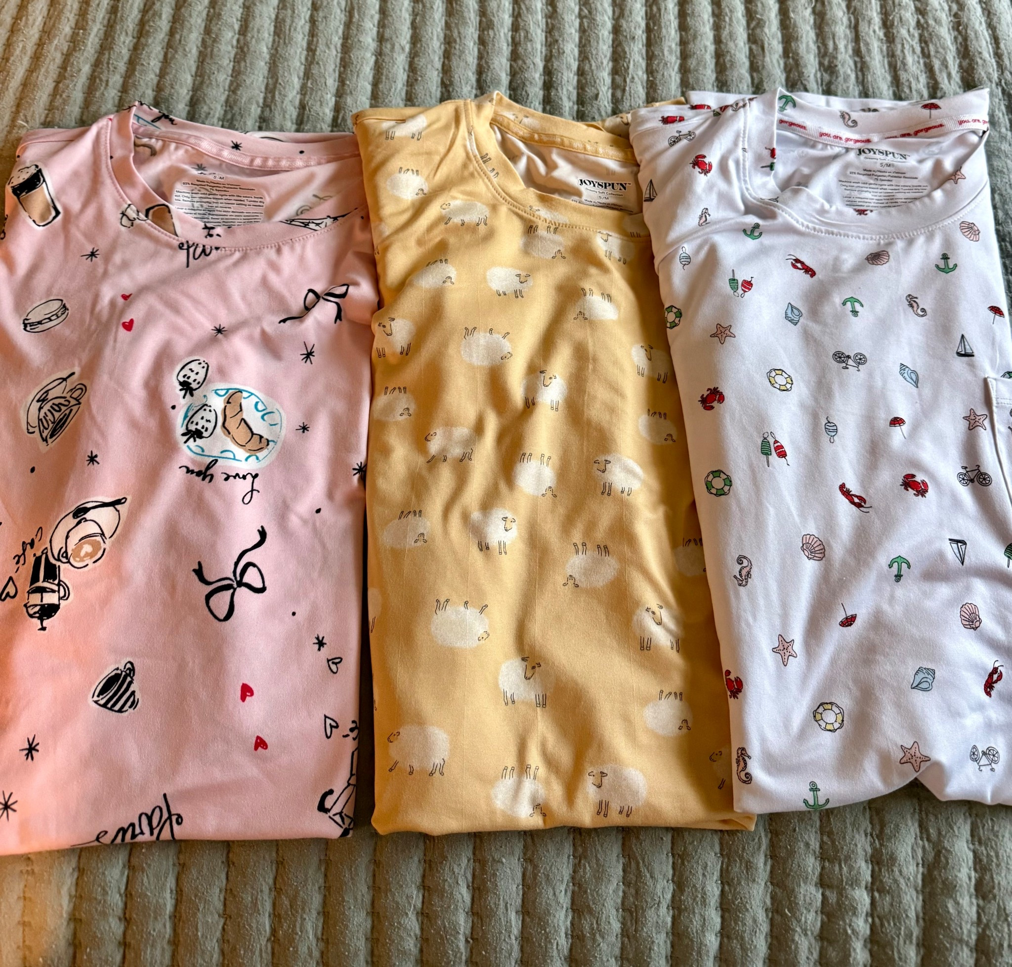 New “moo moo” night shirts from Walmart. All size S/M