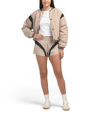 Cropped Varsity Bomber And Windbreaker Shorts Collection | TJ Maxx