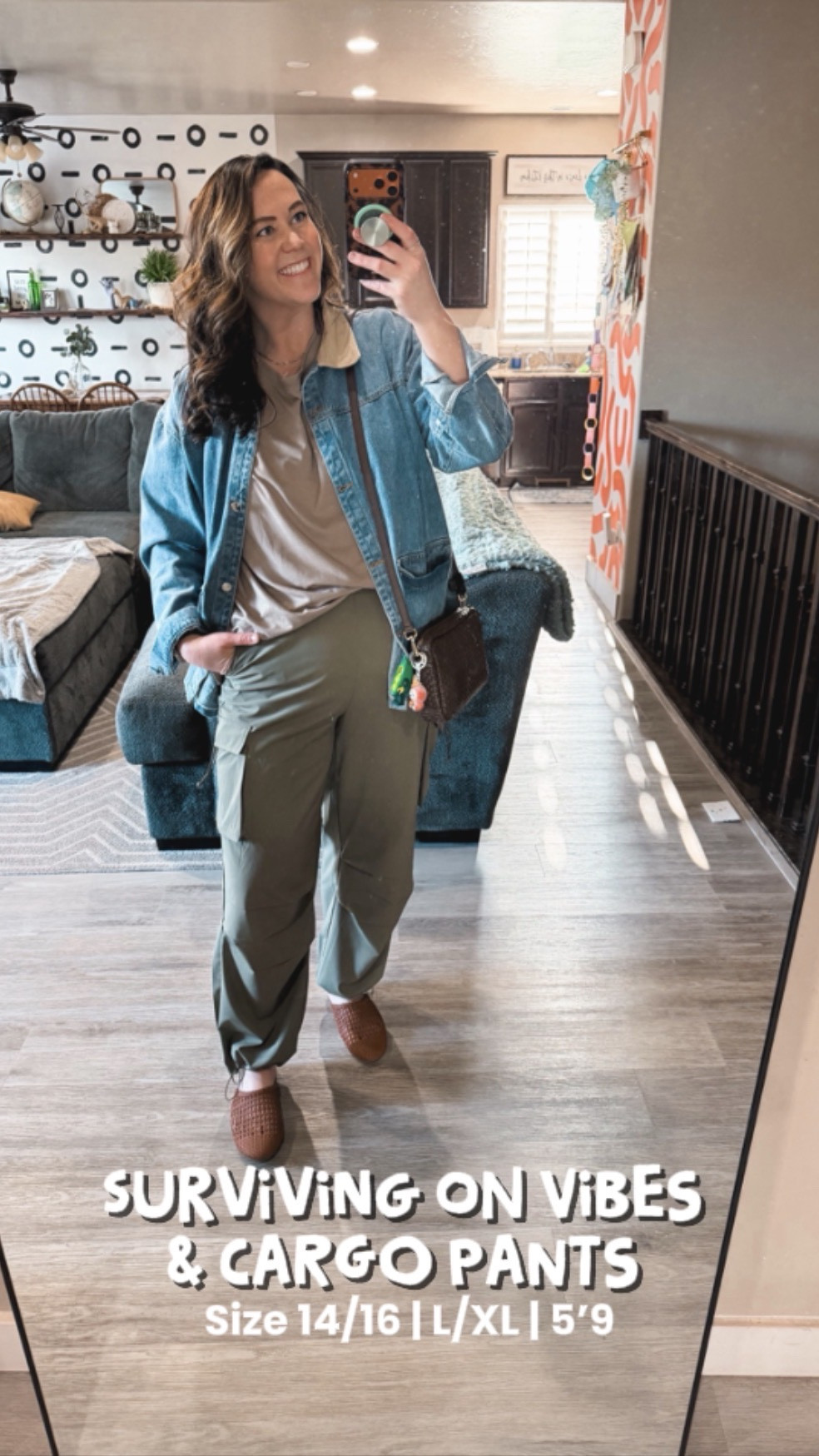 Scored a 25% discount on the pants! 💃🏻 use code ‘RYF2Q34O ‘ when checking out on Amazon! 

Unsure how I’m functioning but I’m dressed and the cargo pants are giving 🤌🏼 These were a pleasant surprise… so soft, so comfy, nothing like the stiff cargo pants of our past lol.

Bra 38DD 
Undies XL
Pants XL 
Shirt XL
Jacket XL

Size 14/16 | L/XL | 5’9

cargo pants midsize, soft cargo pants, GRWM work outfit, midsize casual outfit, comfy work pants, cargo pants plus size, Amazon fashion midsize, work to weekend outfit, midsize spring outfit

#LTKMidsize #LTKTall #LTKWorkwear
