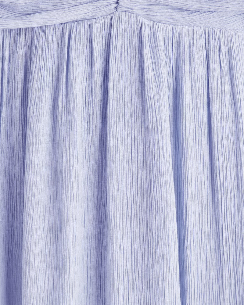 Ruched Crinkle Maxi Dress | Abercrombie & Fitch (US)