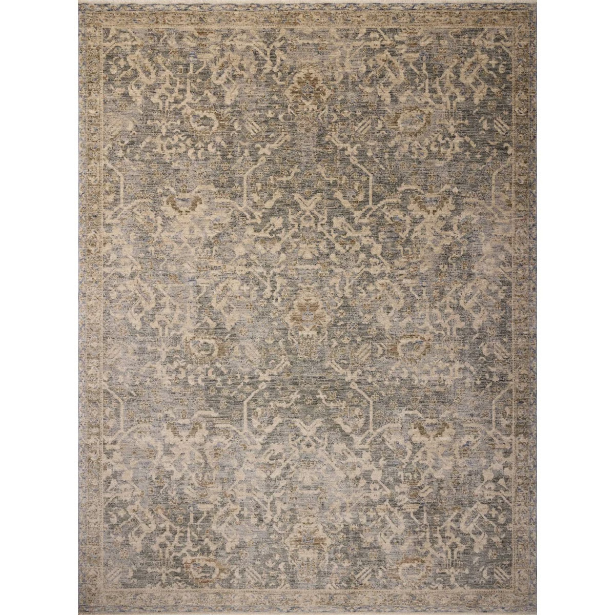 Magnolia Home by Joanna Gaines x Loloi Junie Blue / Natural Area Rug & Reviews | Wayfair | Wayfair North America