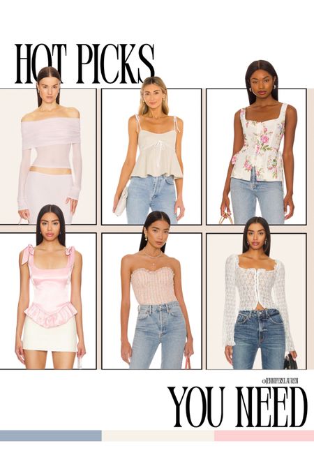 Hot picks you need from Revolve

Revolve finds, pink top, white lace top? Floral top, spring fashion, amazon fashion 


#LTKfindsunder50 #LTKfindsunder100 #LTKstyletip