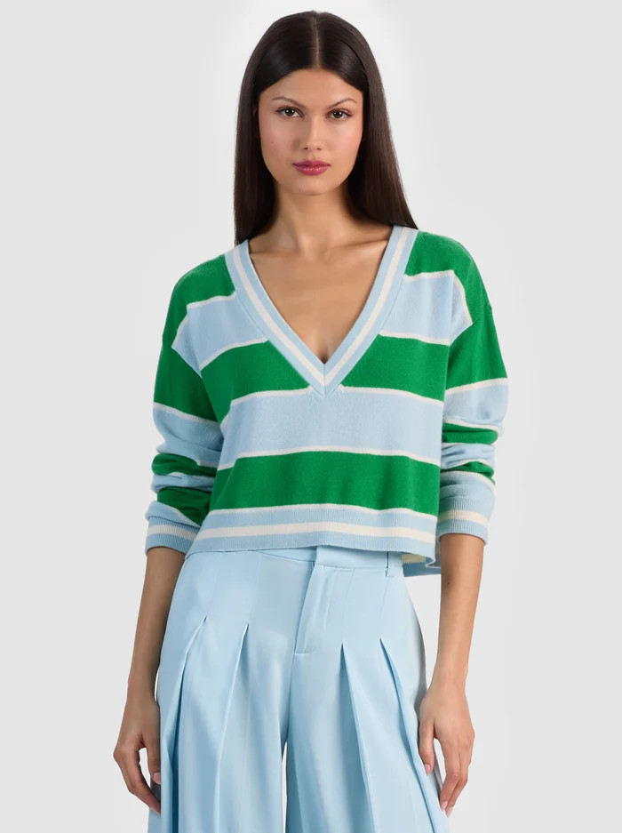 AYDEN CASHMERE PULLOVER | Alice + Olivia