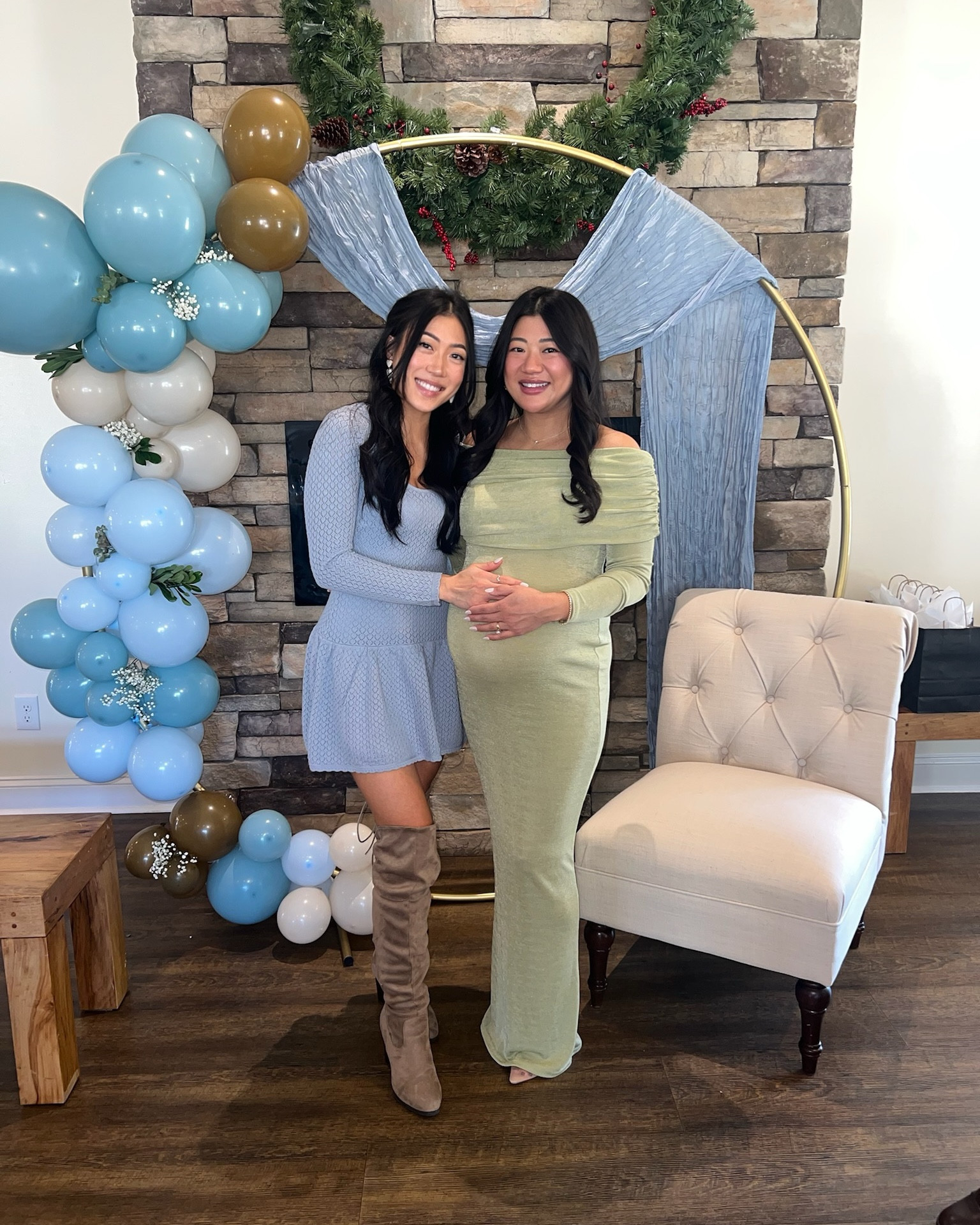 Winter Baby shower🩵 

Wearing XS

#LTKFindsUnder100 #LTKSeasonal