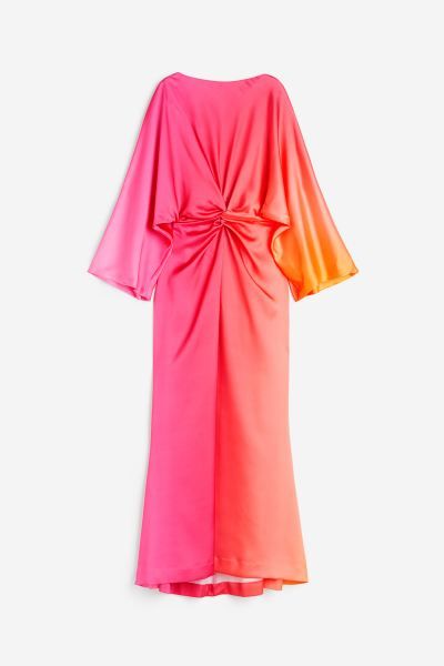 Knot-detail satin dress | H&M (UK, MY, IN, SG, PH, TW, HK)