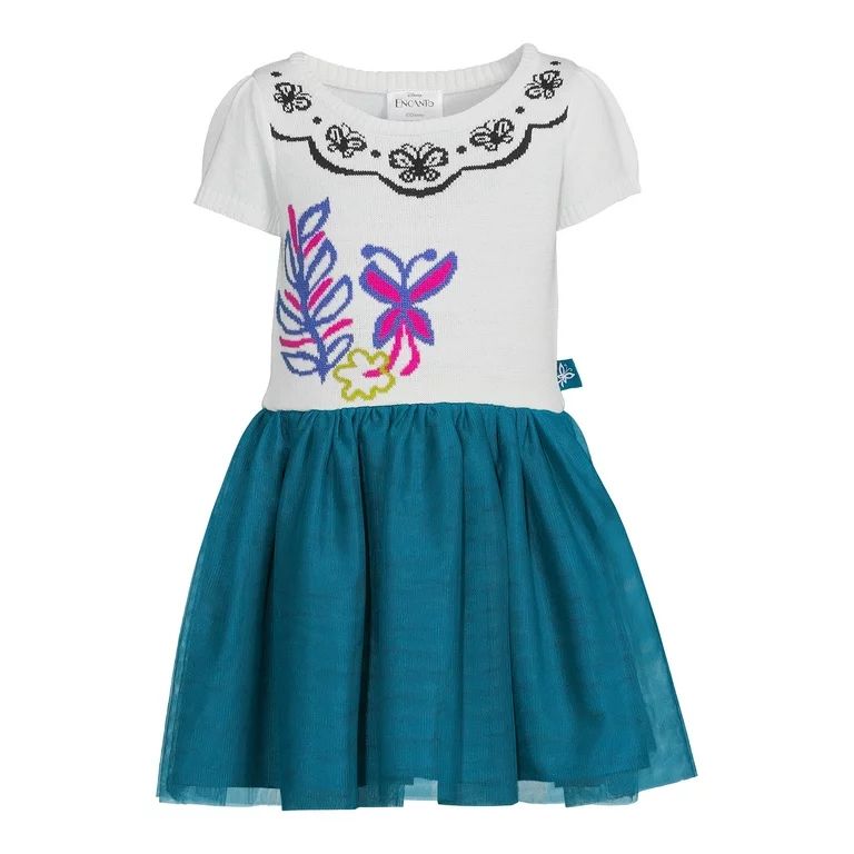 Encanto Toddler Girls Cosplay Sweater Dress, Sizes, 12M-5T | Walmart (US)