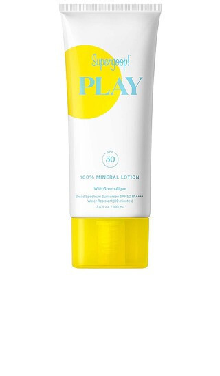 Supergoop! PLAY 100% Mineral Lotion SPF 50 with Green Algae 3.4 fl. oz. in Beauty: NA. | Revolve Clothing (Global)