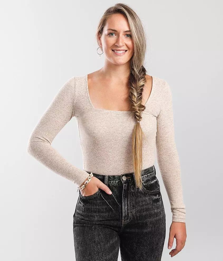 Megan Brushed Knit Bodysuit | Buckle