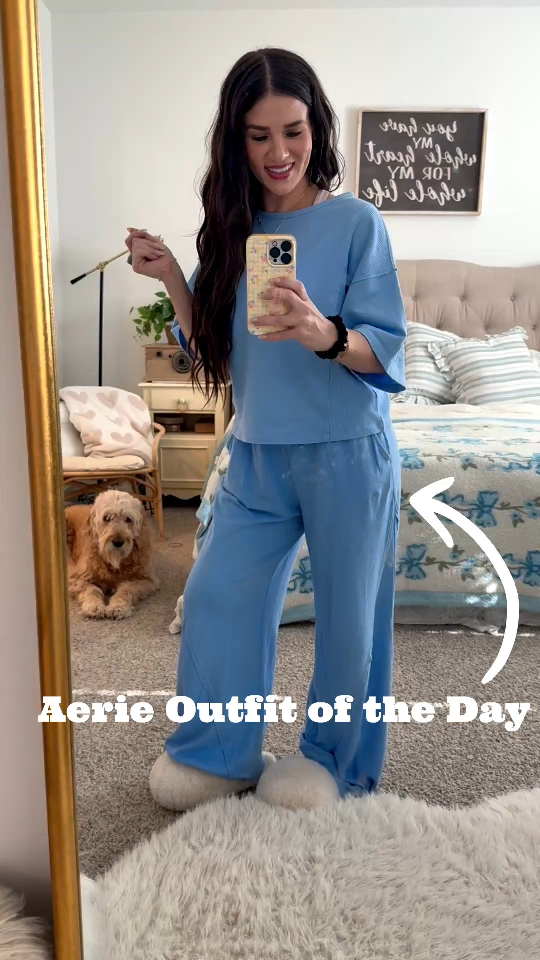 comfy, cute & pretending I have nowhere to be ☁️💙

the kind of set that makes getting dressed feel almost too easy.

#LTKStyleTip #LTKFinds #CozyStyle #MatchingSet #EverydayStyle

#LTKootd #LTKPetite #LTKdayinmylife