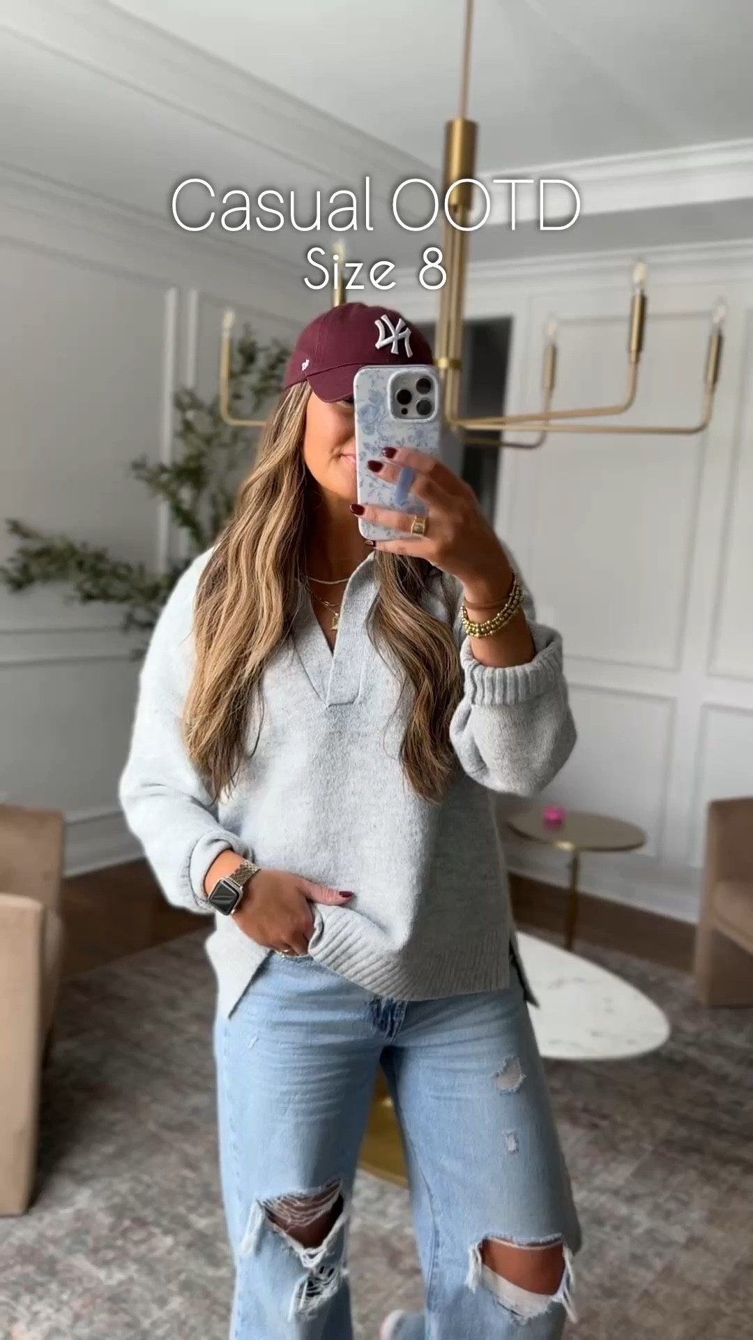 My casual outfit today to do all the mom things including the dentist 🤪 My sweater is from target and SO soft! I bought it twice, it fits true to size but if you want to wear with leggings I would size up. My distressed jeans are Amazon and fit true to size I have a 29. And my Nike sneakers I sized up a half! 



#LTKMidsize #LTKFindsUnder50 #LTKStyleTip

#LTKMidsize #LTKStyleTip #LTKWatchNow