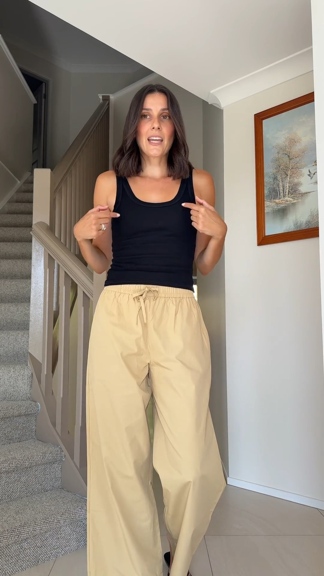 Have been obsessed with finding good quality cotton pants for the summer humidity! I received this as a gift from a brand called Selfe Studios but will link similar styles. Tank is Dissh. I am wearing a size S x 

#LTKaustralia #LTKstyletip