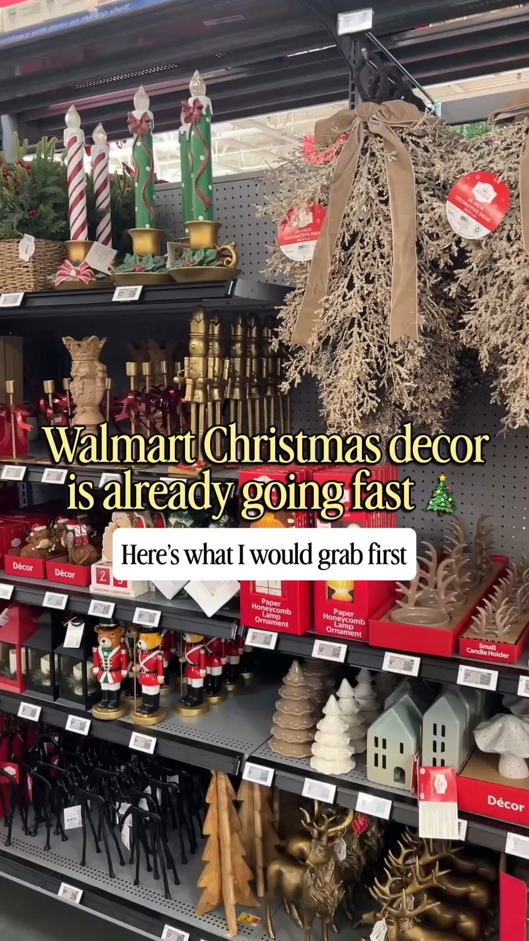Walmart Christmas decor Part 2 🎄 These are the finds actually worth grabbing before they sell out. Most of the single ornaments are only $1.97!! 👀

Comment CHRISTMAS and I'll send you the links! ❤️

#walmartchristmas #walmartfinds #christmasdecor #ltkholiday #walmartdeals

#LTKHome #LTKSeasonal