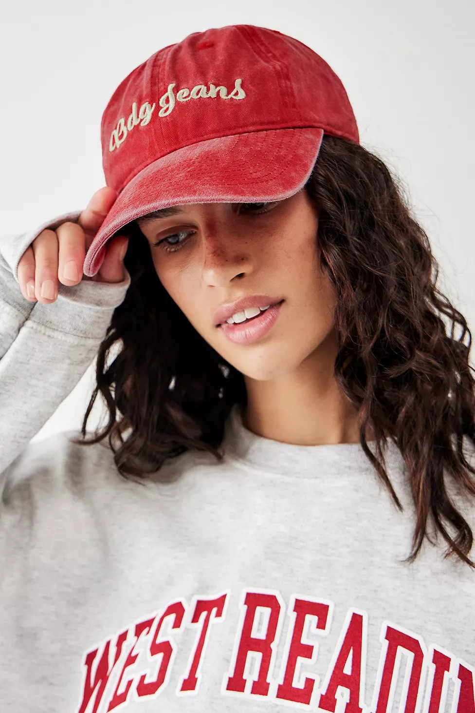 BDG Washed Embroidered Cap | Urban Outfitters (EU)