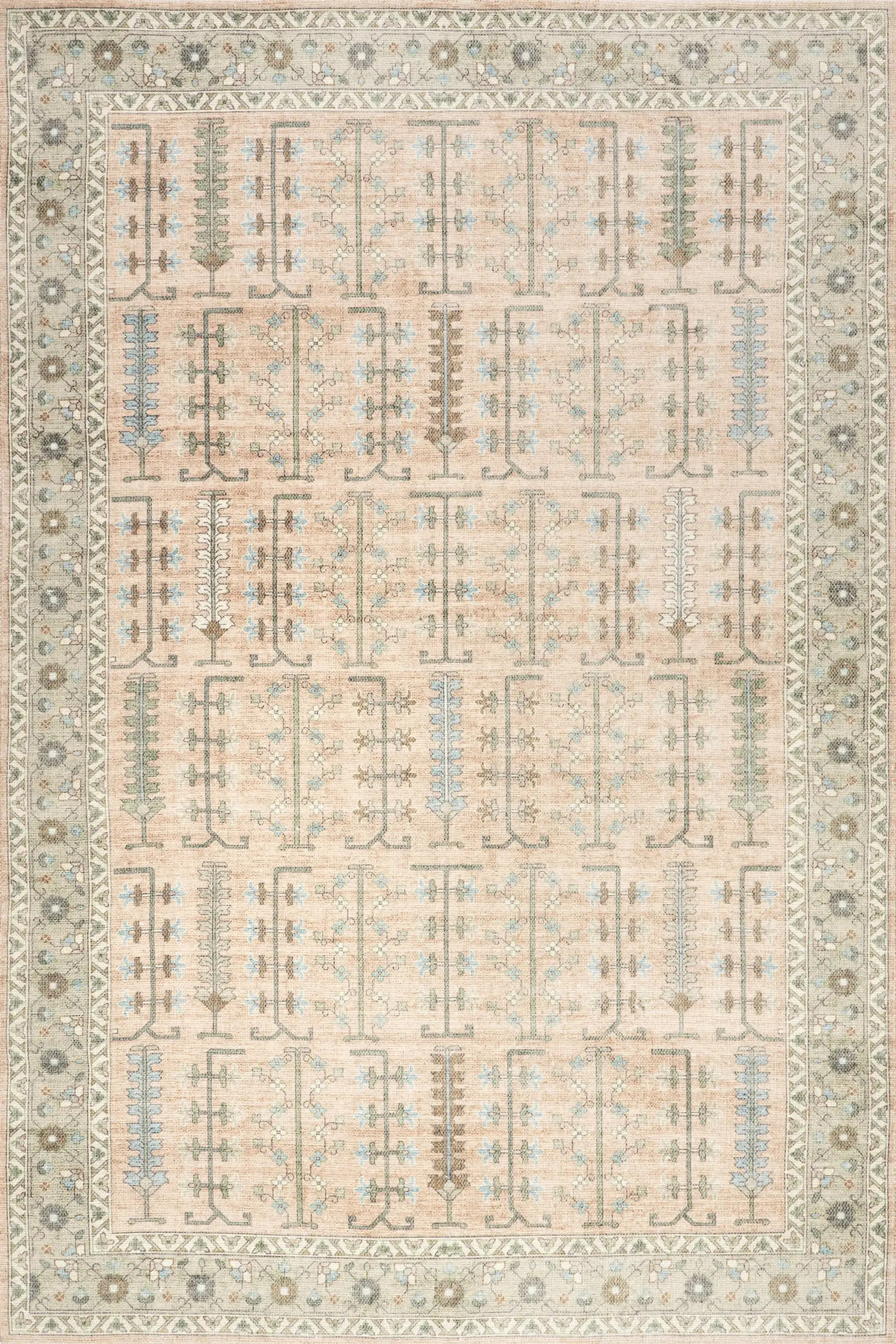 Mythic Wool and Cotton Rug | Peach | Rugs USA