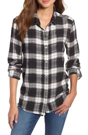 Women's Caslon Plaid Shirt | Nordstrom